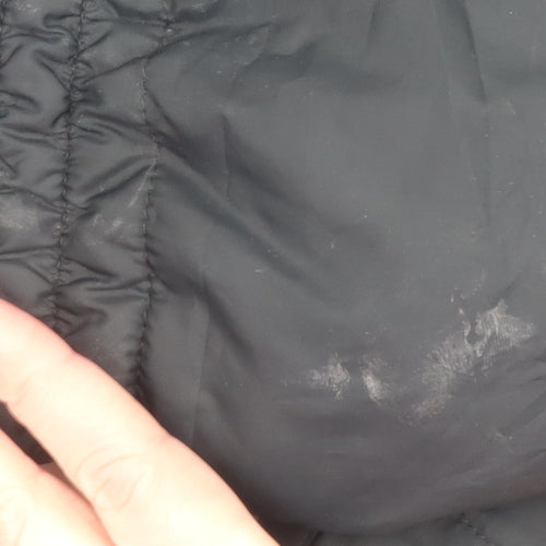 Marks and Spencer Womens Black Puffer Jacket Size 18 Full Zip Winter Coat