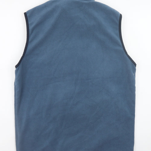 TOG24 Men's Blue Fleece Bodywarmer Waistcoat Size S
