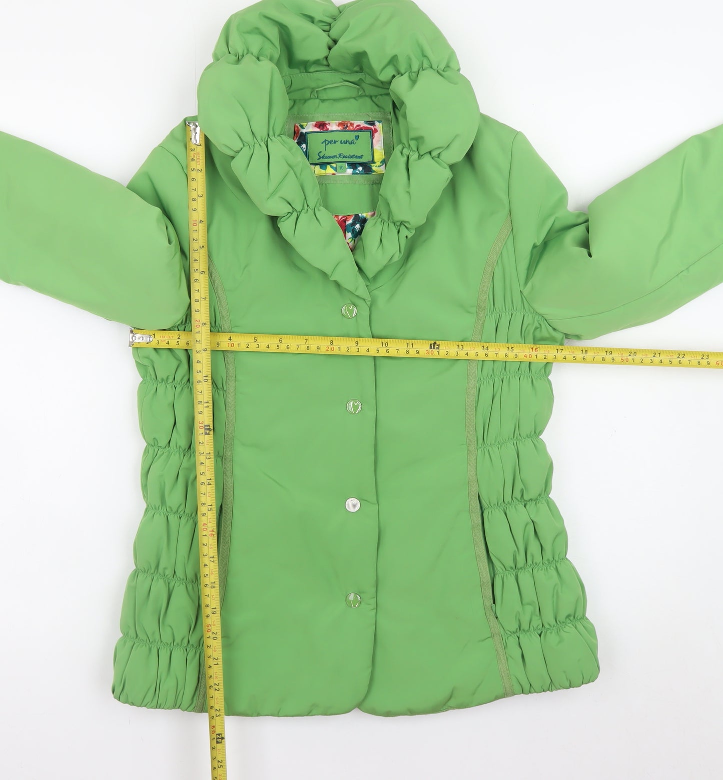 Marks and Spencer Women Green Size 10 Shower Resistant Puffer Jacket