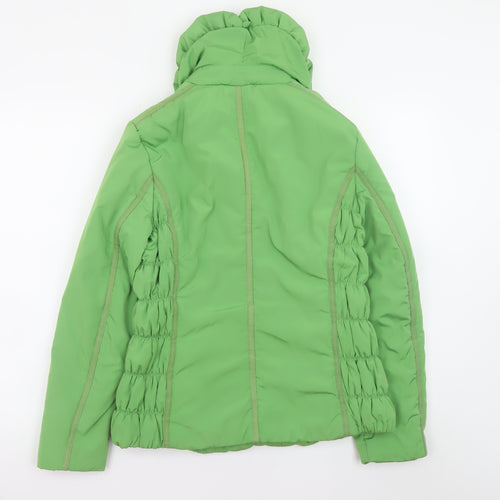Marks and Spencer Women Green Size 10 Shower Resistant Puffer Jacket