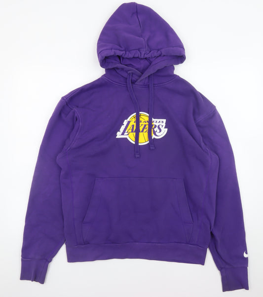 Nike Los Angeles Lakers Men's Purple Pullover Hoodie M