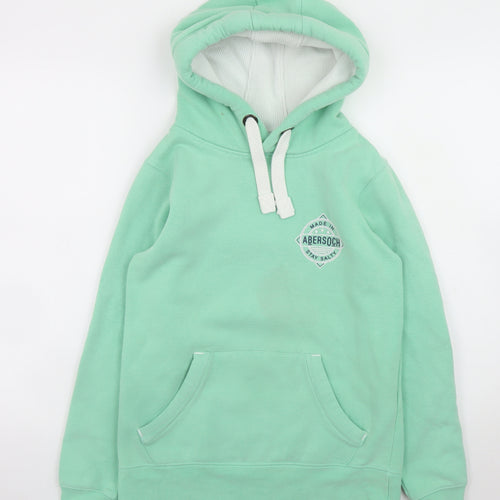 O'Shea Womens Mint Green Pullover Hoodie XS 15-16 Stay Salty Graphic