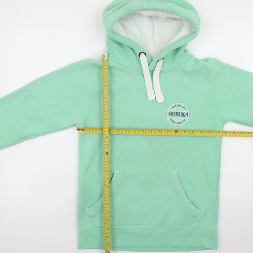 O'Shea Womens Mint Green Pullover Hoodie XS 15-16 Stay Salty Graphic