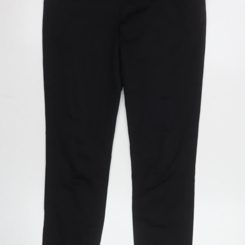 Ted Baker Women's Black Slim Trousers with Chain Detail Size 8