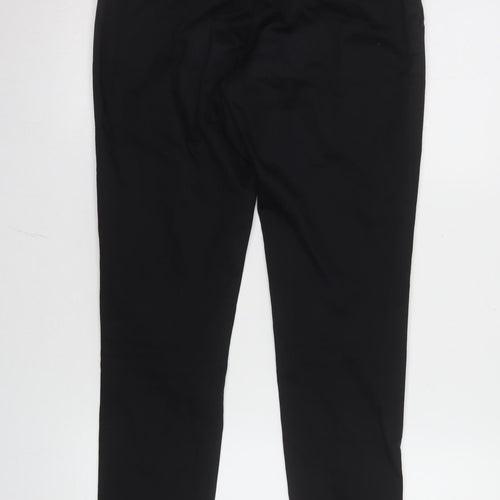 Ted Baker Women's Black Slim Trousers with Chain Detail Size 8