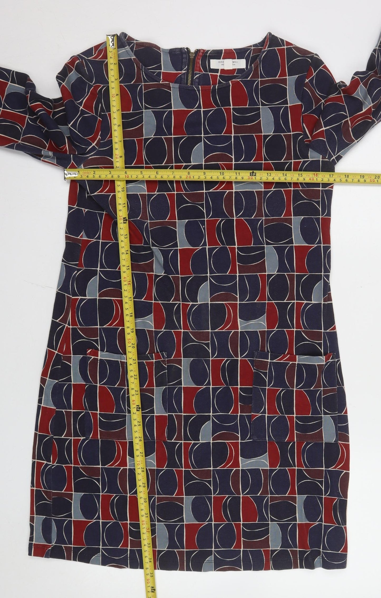 Seasalt Cornwall Women’s Multicoloured Petite Shift Dress UK 10