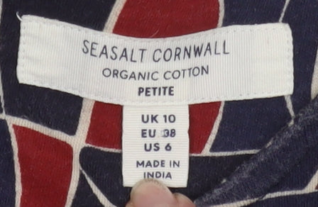 Seasalt Cornwall Women’s Multicoloured Petite Shift Dress UK 10