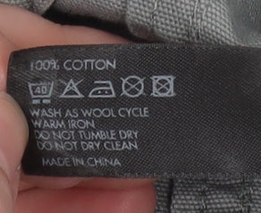 Designers at Debenhams Womens Grey Cotton Military Jacket Size 10