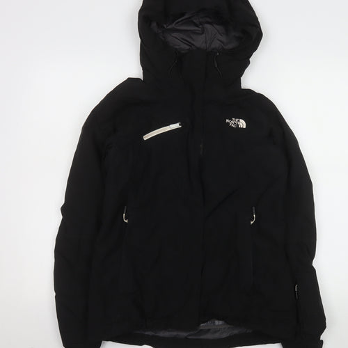 The North Face Women's Black Waterproof Hooded Puffer Jacket M