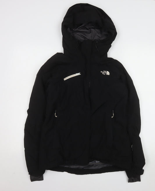 The North Face Women's Black Waterproof Hooded Puffer Jacket M