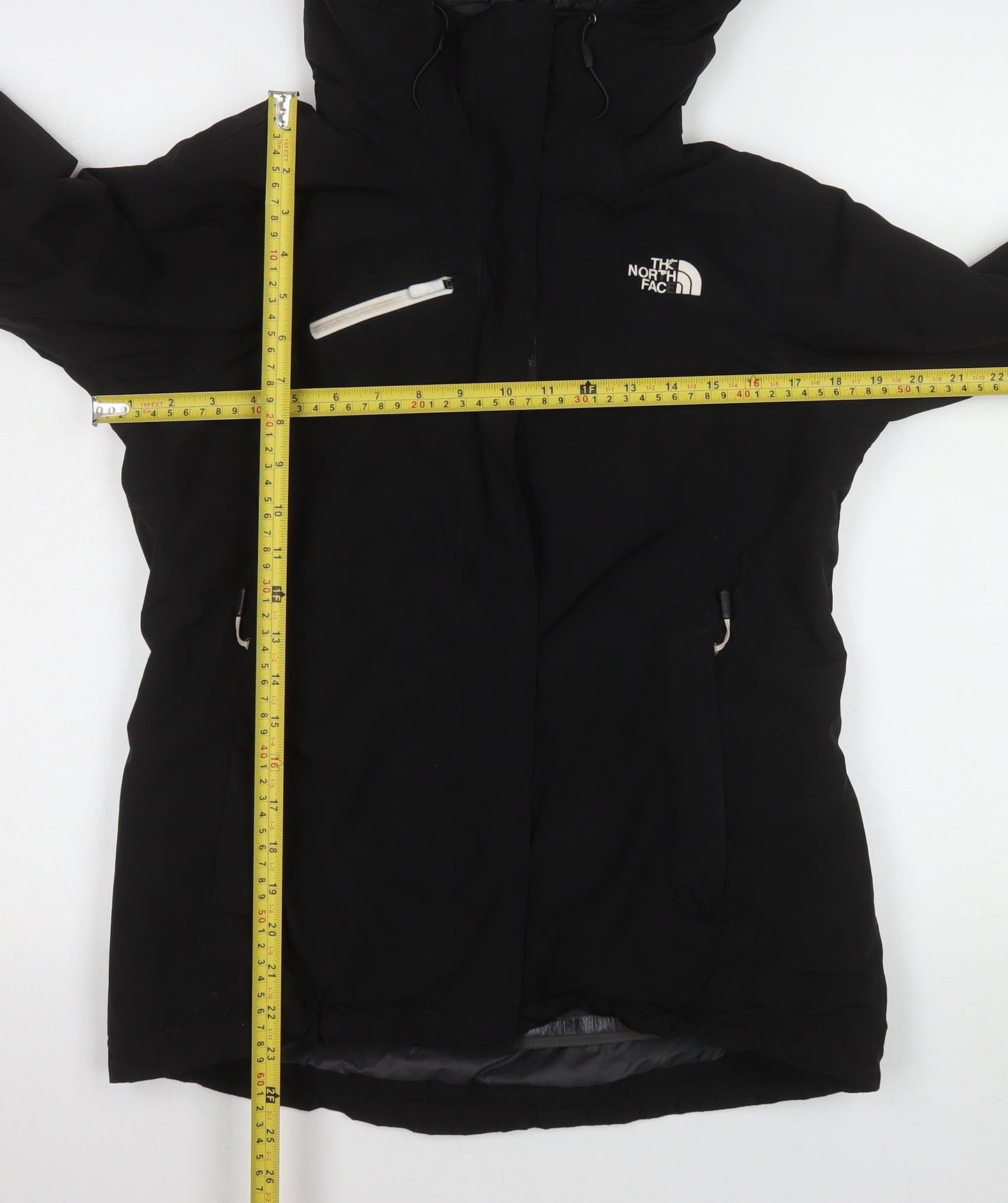 The North Face Women's Black Waterproof Hooded Puffer Jacket M