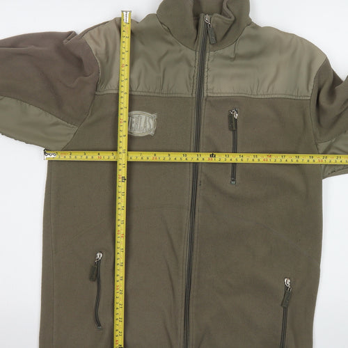 Everlast Men's Green Fleece Full Zip Sports Jacket Size L