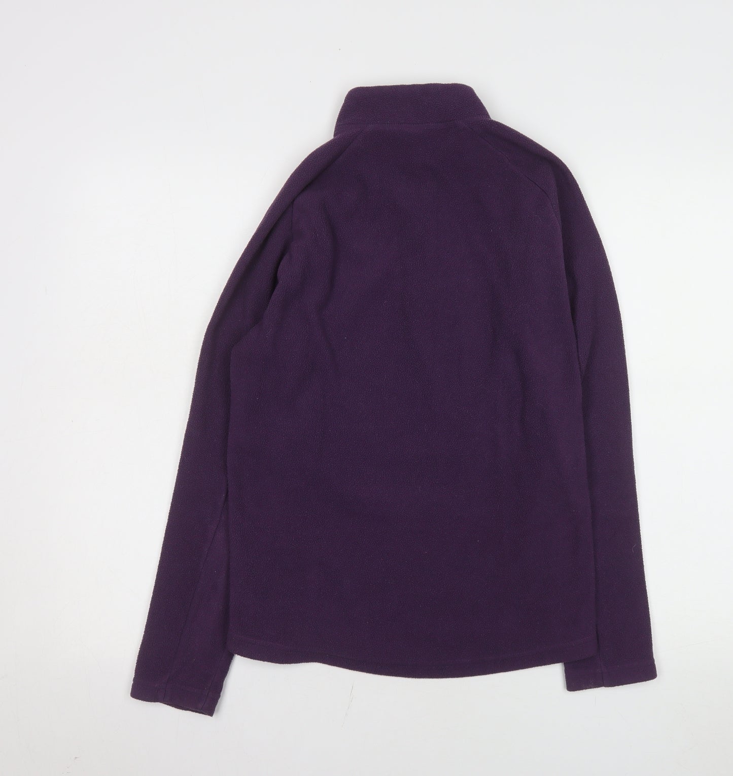 Quechua Women’s Purple 1/4 Zip Fleece Pullover Sweatshirt Size 12