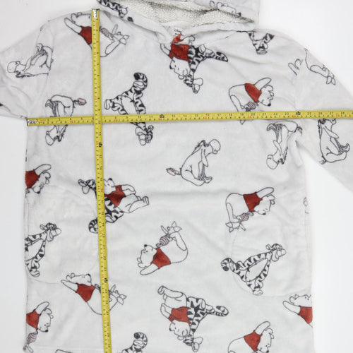 Primark Women’s White Winnie the Pooh Fleece Hooded Nightshirt XS