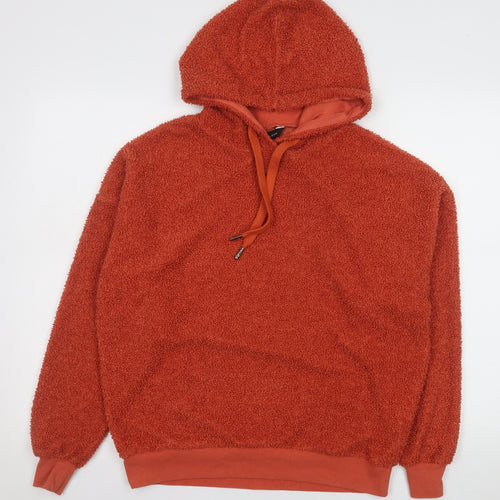 New Look Women Orange UK 8 Bouclé Pullover Hoodie