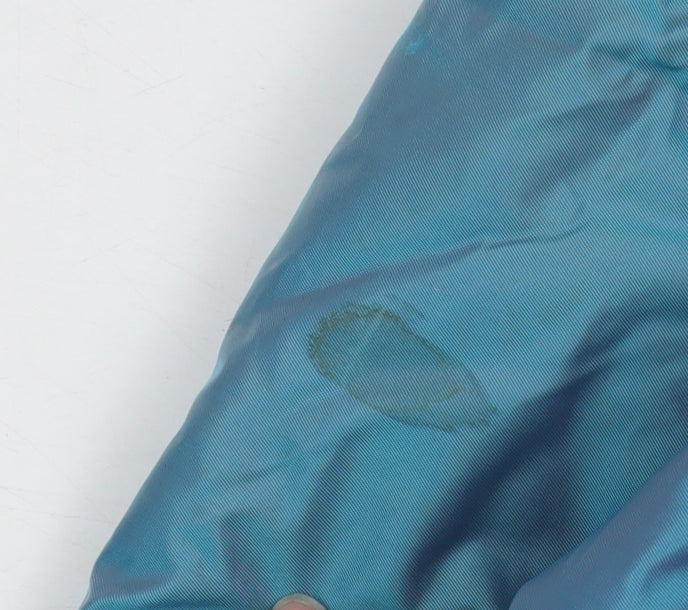 Marks and Spencer Teens Blue Puffer Jacket Size 10 Winter Lined