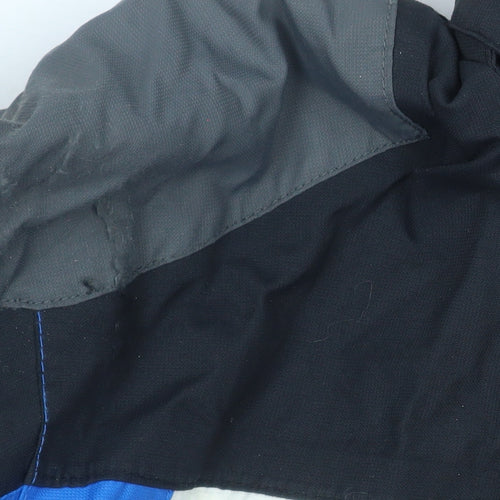 Parallel Extreme Men's Black Blue S Waterproof Skiing Jacket Hooded
