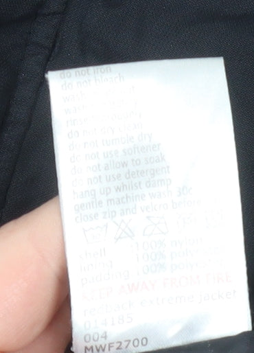 Parallel Extreme Men's Black Blue S Waterproof Skiing Jacket Hooded