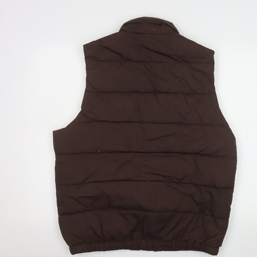 Abercrombie & Fitch Men’s Brown Puffer Waistcoat M Regular Fit