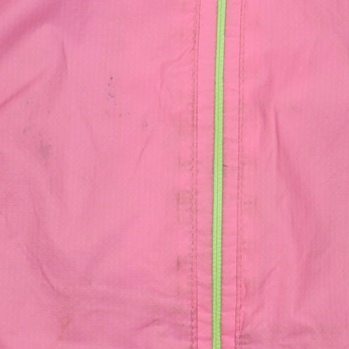 Mountain Warehouse Girls Pink Waterproof Hooded Rain Coat Jacket 11-12 Years