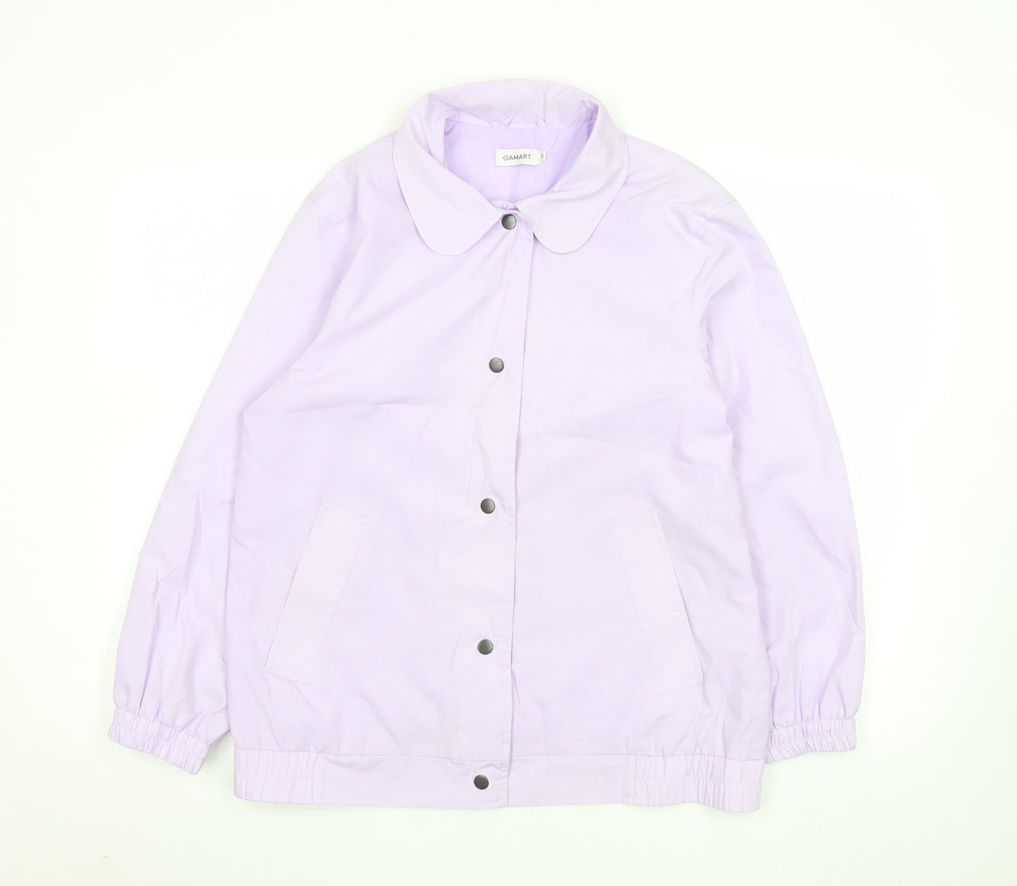 Damart Women's Purple Mid-Length Lined Basic Jacket Size 12