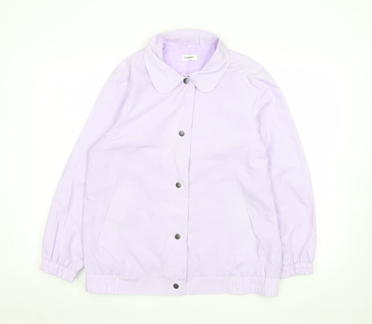 Damart Women's Purple Mid-Length Lined Basic Jacket Size 12