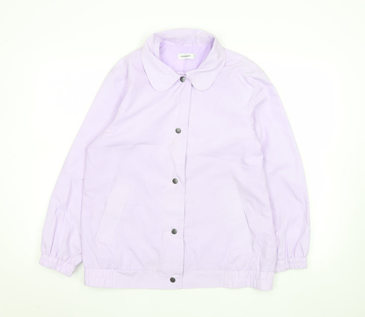 Damart Women's Purple Mid-Length Lined Basic Jacket Size 12