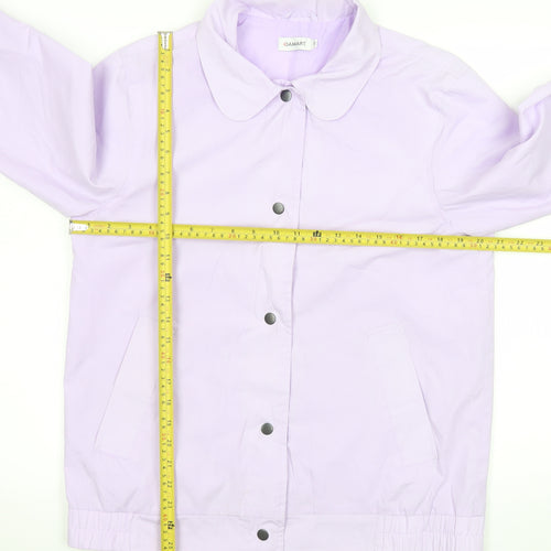 Damart Women's Purple Mid-Length Lined Basic Jacket Size 12