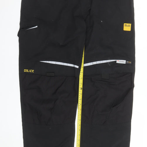 DBLADE Workwear Black XXL Men's Cargo Work Trousers Reflective Waterproof