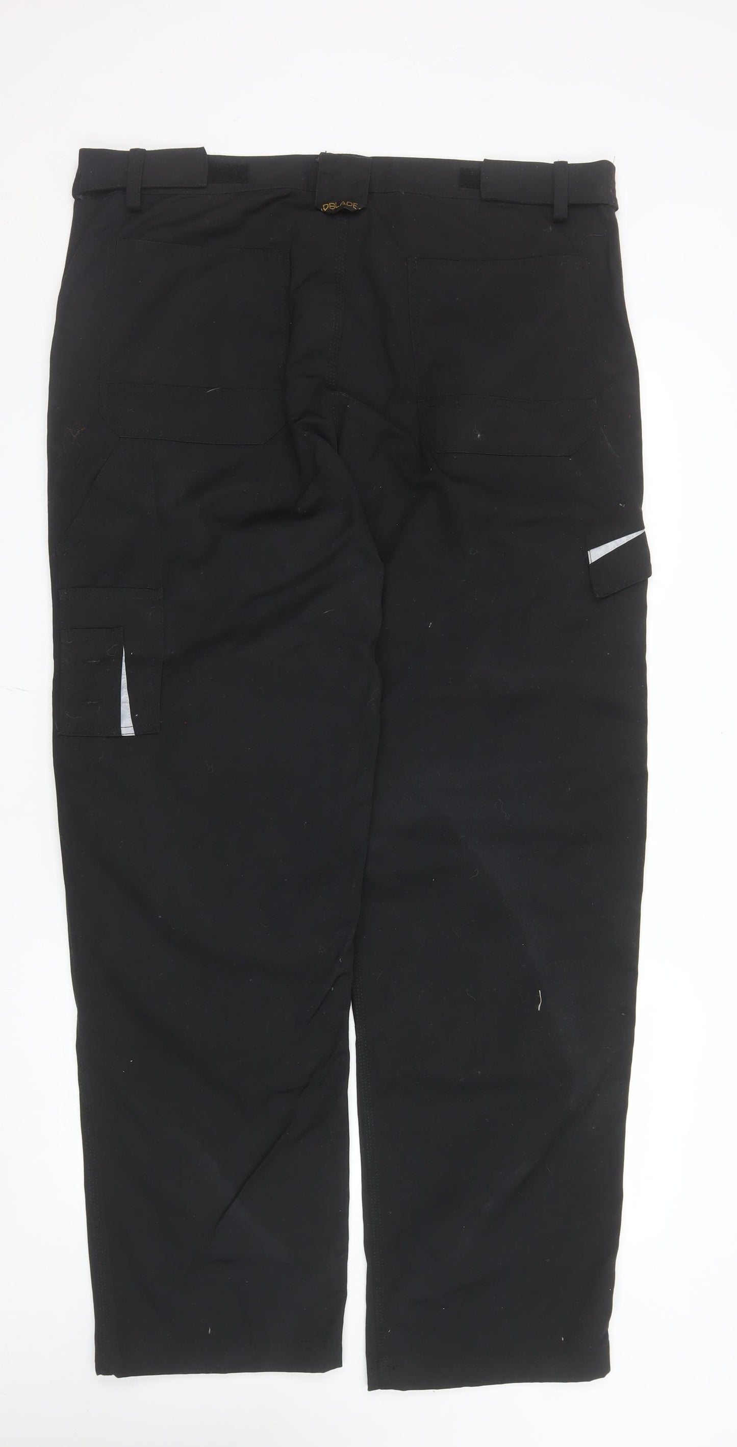 DBLADE Workwear Black XXL Men's Cargo Work Trousers Reflective Waterproof