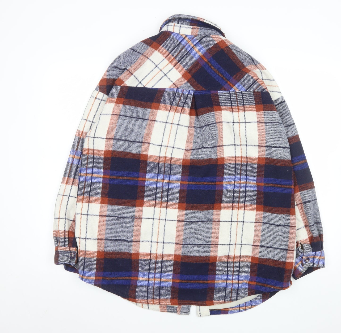 Sinsay Men's Multicoloured Plaid Flannel Jacket M