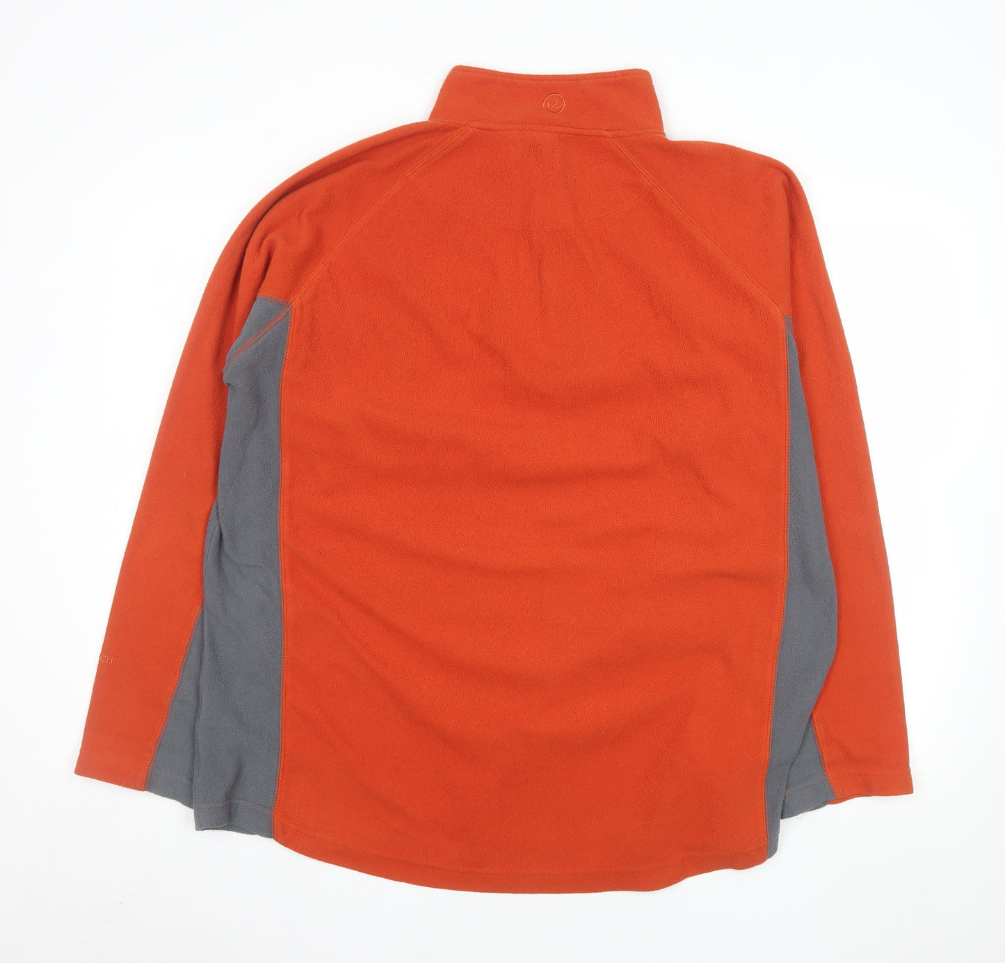 Peter Storm Men's Orange Fleece XL 1/4 Zip Pullover Sweatshirt