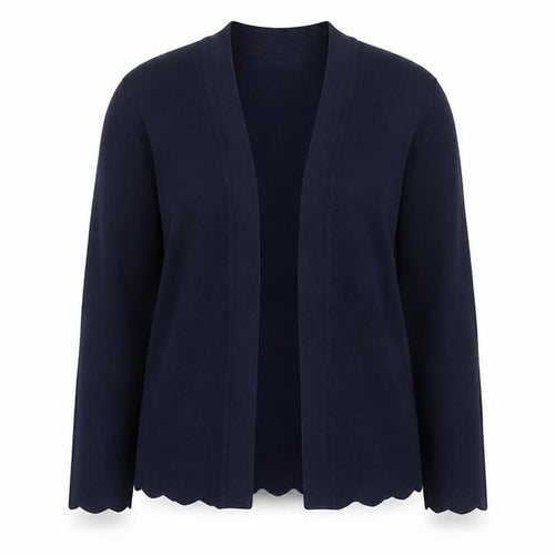 Marks and Spencer Women’s Blue Size 12 Open Front Long Sleeve Cardigan