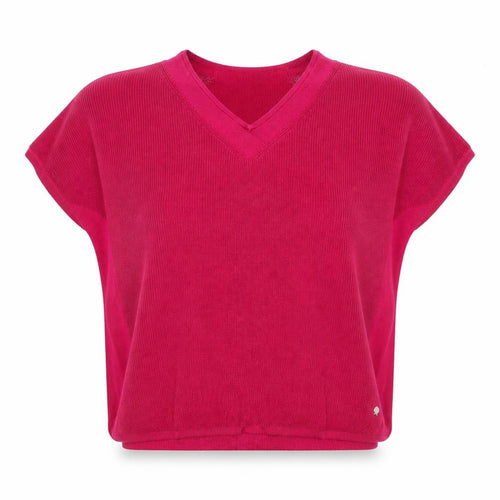 Country Casuals Women's Pink V-Neck Sleeveless Knit Jumper XL