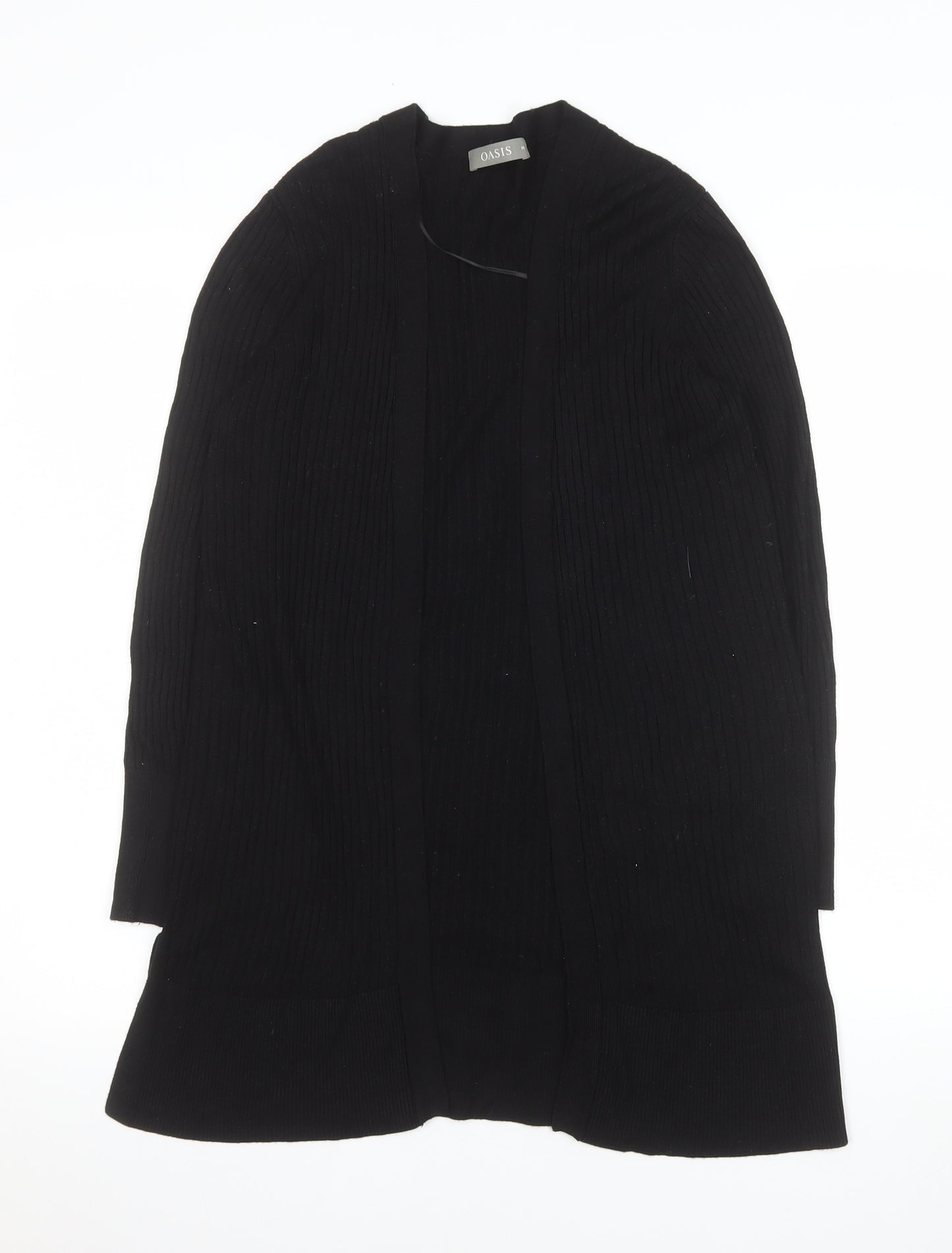 Oasis Women’s Black Knit Long Sleeve Cardigan Size M