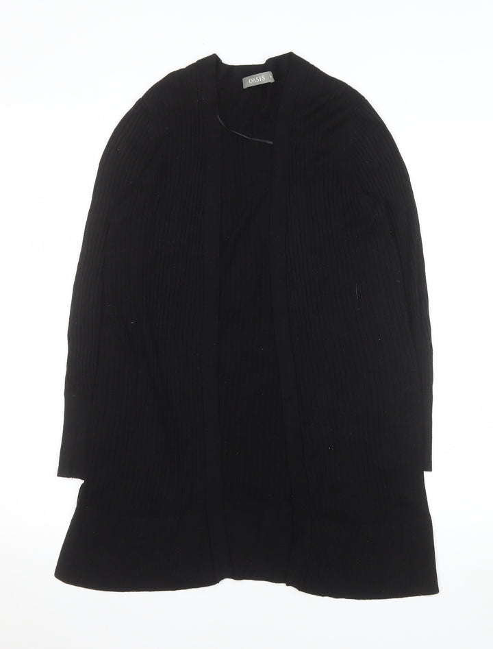 Oasis Women’s Black Knit Long Sleeve Cardigan Size M