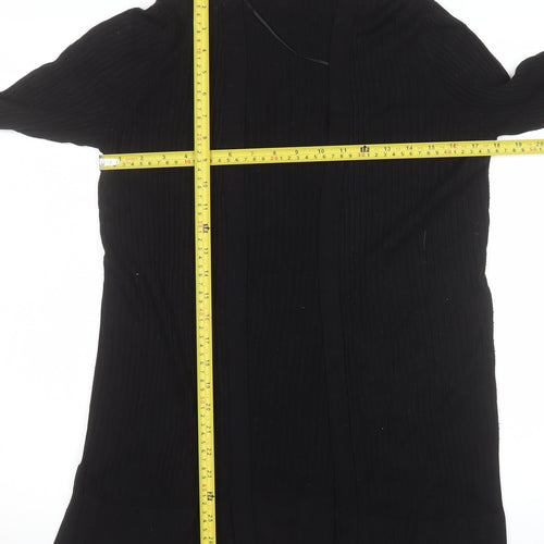 Oasis Women’s Black Knit Long Sleeve Cardigan Size M