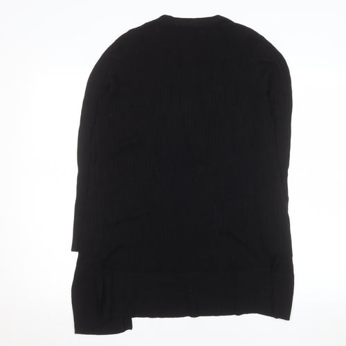Oasis Women’s Black Knit Long Sleeve Cardigan Size M