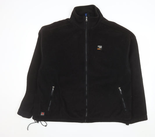 Sprayway Men's Black XL Fleece Full Zip Outdoor Jacket