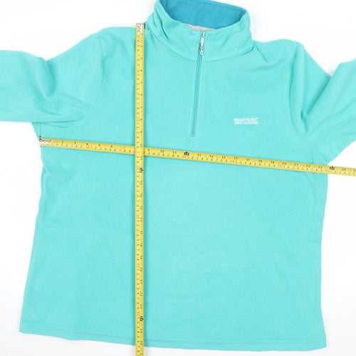 Regatta Women’s Blue Fleece 1/2 Zip Pullover Sweatshirt UK 20