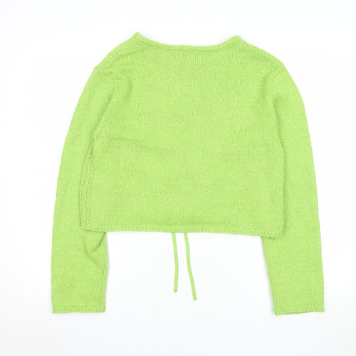 Marks and Spencer Women Green M Tie Front Knit Cardigan Jumper