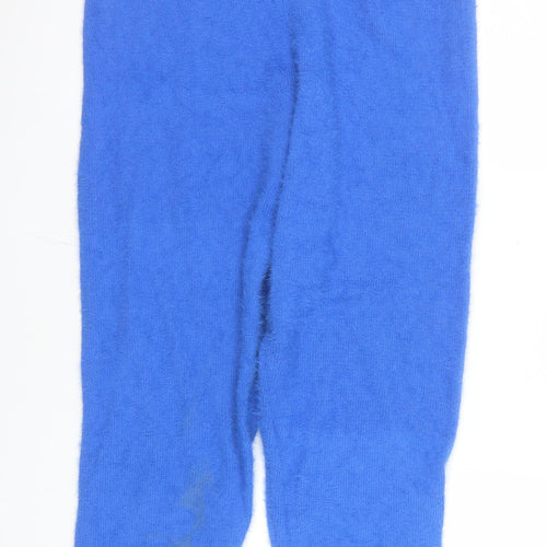In The Style Women Blue Size 14 Wool-Blend Jogger Trousers