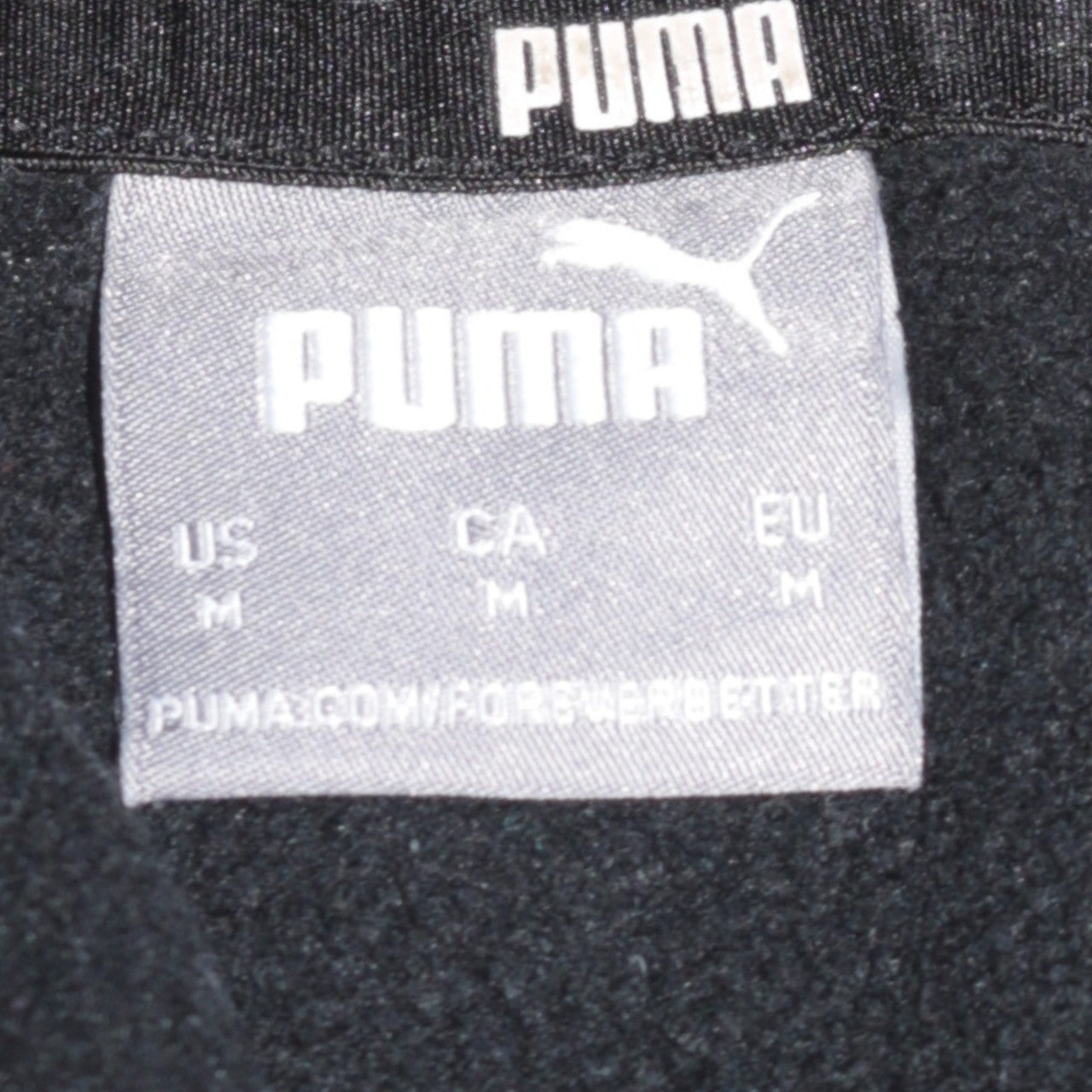 Puma Mens Black Pullover Hoodie M Logo Graphic Sportswear