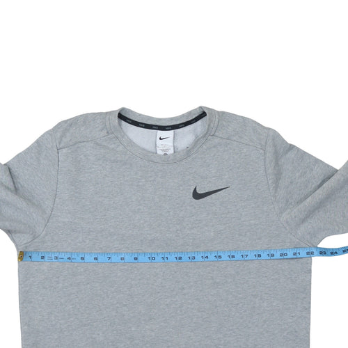 Nike Men's Grey Crew Neck Pullover Sweatshirt Size M