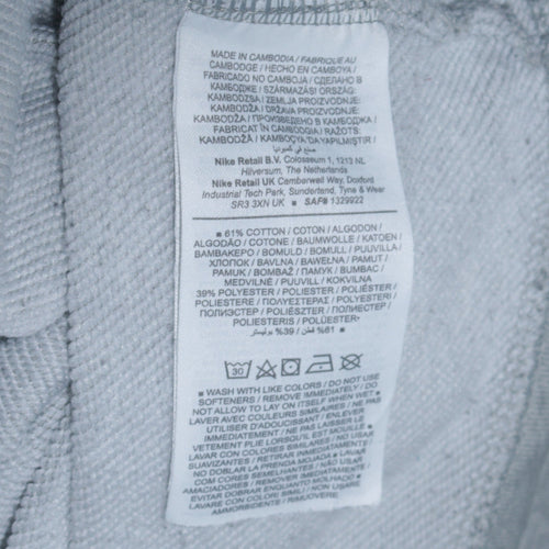 Nike Men's Grey Crew Neck Pullover Sweatshirt Size M