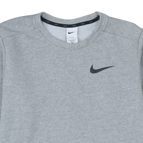 Nike Men's Grey Crew Neck Pullover Sweatshirt Size M
