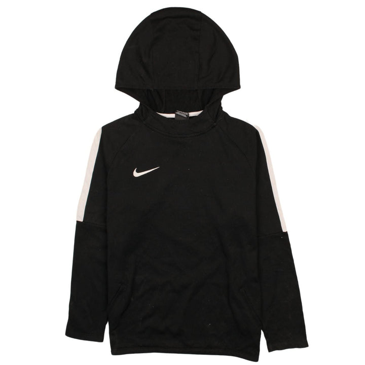 Nike Boys Black Dri-FIT Pullover Hoodie 12-13 Years Sportswear