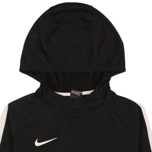 Nike Boys Black Dri-FIT Pullover Hoodie 12-13 Years Sportswear