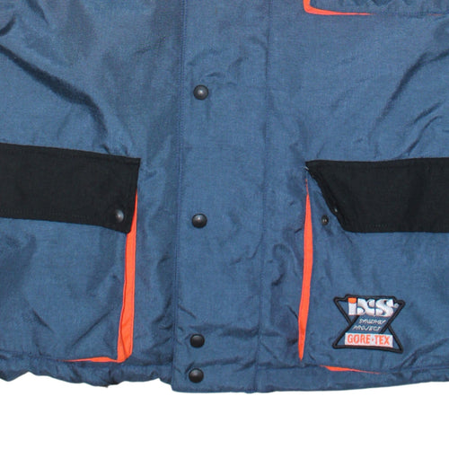 ISS Gore-Tex Blue Black 3XL Men's Waterproof Work Jacket