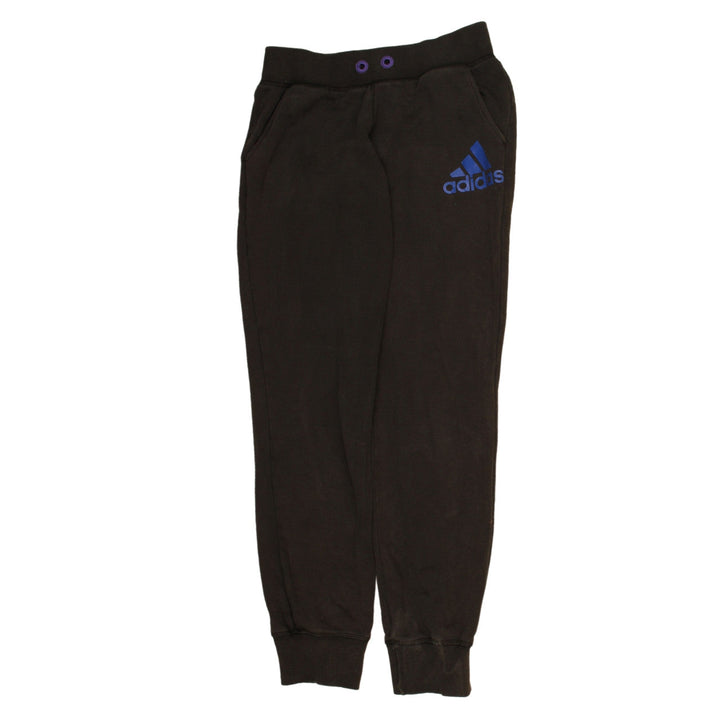 Adidas Men's Black Jogger Sweatpants S Fleece Tapered Fit